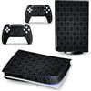 GALSOR Protettivo Pelle Decalcomanie Anime Console Per PS5 Disk Edition 2 Controller Pellicola Vinile Avvolge, Durevole, Resistente Graffi 56158 Senza Bolle E Senza Residui