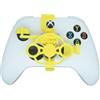 Generico Controller di gioco Mini volante 3D stampa ruota ausiliaria controller gioco da corsa ruota per Xbox serie S/X controller di gioco accessori (Argento)