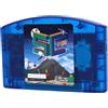 YUEHISY Cartuccia Flash per N64, Cartuccia Masterizzatore per Lettore di Giochi retrò Open Source, Caricamento Veloce 23,8 MiB/s, Supporta L'Emulatore Multi Console 64DD (blu trasparente)