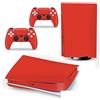GALSOR Protettivo Decal Skin Per PS 5 Disk Edition Console 2 Controller Vinile Cover Wraps Per PS5 Disc Version 46576 Senza Bolle E Senza Residui