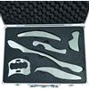 AnTiexi Set di 4 raschietti per muscoli Gua Sha, in acciaio inox, IASTM, per massaggio e raschiatura dei tessuti molli, fisioterapia per schiena, gambe, braccia (set AnTiexi)