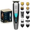 Cecotec Regolabarba Rasoio Elettrico - Tagliacapelli Precisioncare Trimmer. 5In1, Waterproof, Autonomia 60Min, Lame In Acciaio, Funzione Nonstop, Pettine Regolabile, Display Digitale, Portatile