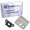 Trade-Shop Kit di taglio/taglierino/lama di ricambio per Moser Edition 1400 Edition 1401-7600 Opal 1170