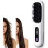 Kosinso Spazzola styling Cocoony Capelli Corti Versione Migliorata 2026, Levigante Ricaricabile Portatile, Un Volume Acconciatura in 2 Minuti, 3 Impostazioni Di Temperatura, Riscaldamento Rapido (Bianco)