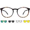 SMARTBUY COLLECTION Montatura da vista ULTEM by THEMA 220 cal. 48 con 4 aggiuntivi PLUGIN!MARRONE
