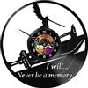 Il Catoju del Vinile- orologio da parete in vinile fantasy- design final fantasy i will never be a memory- decorazione per salotto, cameretta o uffcio- idea regalo per gli amanti dei videogames