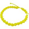ParticolarModa Bracciale Bracciale dell'amicizia in corda nylon spirale regolabile giallo