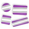 Generic LGBT Greysexual Pride Flag bandiera dell'orgoglio perno
