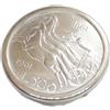 Generic Anello in Argento 925 con 500 lire in Argento serie Quadriga - Centenario