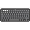 Logitech Pebble Keys 2 K380s tastiera Universale RF senza fili + Bluetooth QWERTY Inglese UK Grafite