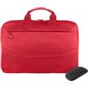 Tucano BORSA X NB TUCANO idea pc BUNDLE bag 15.6 ROSSO + mouse - BU-BIDEA-WM-R