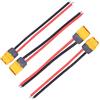 Boladge 2 Coppie Adattatore di Connettore Maschio Femmina Spina Amass XT-60 XT60H con 15CM 12AWG Cavo per RC Lipo Drone FPV Racing