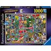 Ravensburger Colin Thompson - Puzzle da 1000 pezzi con alfabeto E, per adulti e bambini, dai 14 anni in su