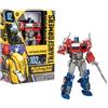 Hasbro Transformers: Rise of The Beasts Buzzworthy Bumblebee - Statuetta da studio serie 102BB Optimus Prime 16 cm