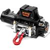 Sctecoau Verricello nel Metallo per 1:10 RC Crawler Car Axial SCX10 D90 90046 TRX4 Redcat (Nero)