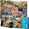 martinpuzzle Puzzle personalizzato da 1000 pezzi, con foto personalizzabile, 60 x 46 cm, cartone blu da 2 mm, stampa laser opaca setosa, prodotto in UE, regalo per adulti e compleanni
