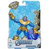 Marvel Avengers E8344 Marvel Bend and Flex Action, 6-Inch Flexible Thanos Figure, Includes Accessory, Ages 4 and Up, Multicolor