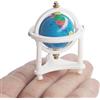 Odoria 1/12 Miniatura Mappamondo Accessori Casa delle Bambole, Bianco