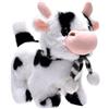 Generic Mucca interattiva, giocattolo animale audio | Peluga realistica con movimento automatico, consistenza morbida ed effetti sonori divertenti - educativo per bambini e bambini picco