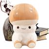 Generico Fungo di Peluche - Morbido Kawaii per Arredo Casa | Giocattolo 35cm Regalo Compleanno tipo Cameretta, Divano, Dormitorio o Natale | Pupazzo Tenero Bimbi