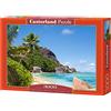 Castorland Beach Pieces Hobby-Puzzle panoramico con spiaggia tropicale, Seychelles, 3000 pezzi, Multicolore, C-300228-2