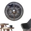 Generic Shield Vichingo Medievale - Scudo in Legno Artigianale, Scudo Guerriero Nordico | Autentico Scudo di Battaglia Vichingo per Decorazioni per la casa, Scudo in Stile Valhalla, Scudo Guerriero
