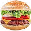 Sea World Hamburger Gonfiabile Isola 145x142 cm Compatibile con intex