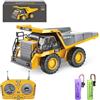 X-Verse Minipale Giocattolo Telecomandato, Veicolo da Costruzione Telecomandato per Bambini, Minipale RC con Luce ed Effetti Sonori, Regalo di Natale