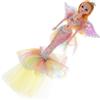 LRXIYODE Bambola Sirena Snodata per Bambine, Parti Staccabili, in Garza e Plastica, per Attività di Simulazione e Decorazione della Stanza