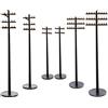 Beaupretty 6pezzi Mini Pali del Telegrafo in Abs Nero per Mini Garden e Bonsai, Modelli 1:87 Resistente allo Sbiadimento Finitura Fine per Ufficio e Micro Paesaggi