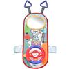 Comebachome Giocattolo per seggiolino auto rivolto all'indietro, Volante per bambini con rotazione a 360° con specchio, musica, luci e suoni di guida, Volante per bambini da 12 mesi in su per sedile posteriore d