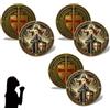 Generic Moneta di preghiera del cavaliere templare, mettere su tutta l'armatura di Dio Cavaliere Templare, simbolo di fede e protezione da collezione, regalo per persone religiose per cristiani (3 pezzi)