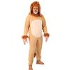 I LOVE FANCY DRESS LTD Costume da leone per adulti - tuta da leone marrone con coda + cappuccio separato - Giornata mondiale del libro di Halloween, costume da travestimento TV e film (medio)