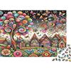 TJLROUVNK Villaggio Fantasy Colorato Puzzle 1000 Pezzi Carta riciclata per adulti Puzzle per adulti Gioco familiare divertente e stimolante Gioco educativo per decompressione 70x50cm/1000pcs
