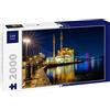 Lais Puzzle Paesaggio Notturno di Istanbul. Moschea di Ortakoy e Ponte sul Bosforo 2000 Pezzi