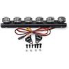 KEEDA RC - Lampada da tetto a LED per auto 1/8 1/10 RC Crawler Car Monster Truck HSP HPI TRX4 Tamiya CC01 Axial SCX10 D90 (6 LED)