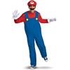Disguise-CS940100/L - Costumes Mario per adulti, CS940100/L, XXL