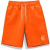 MEILONGER Costume da Bagno Pantaloncini da Bagno Estivi per Ragazzini Bambini Foderate in Rete Asciugatura Rapida 6-20 Anni(Arancione-2, 14-16)