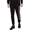 EA7 Emporio Armani Pantaloni Tuta Uomo Jogging Colore Nero - 8NPPB5PJ07Z0203, XXL, Nero