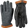 Hestra Guanti Deerskin Wool Tricot Uomo - da in pelle con fodera autunno/inverno Inverno - 7 HS nero