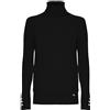 Kocca Maglia Dolcevita con Bottoni sui Polsini Donna Colore: Nero Modello: MUCACA Taglia: XS