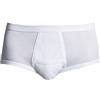 PEROFIL - Slip Uomo Alto con Apertura a Marsupio in Filo di Scozia Ultrafine, 7/XXL, Bianco