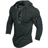 Generic Felpa Uomo con Cappuccio Felpe Sweatshirt Felpa Uomo Primavera e Autunno Moda Casual Unicolore con Laccio e Cappuccio Pullover Maniche Lunghe per Uno Stile Comodo Quotidiano