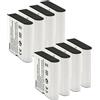 TYRLBDXS Batteria agli ioni di litio for fotocamera, 3,7 V/1500 mAh, compatibile con Casio NP-40 CNP-40 NP-40DBA NP-40DCA(8 PCS)
