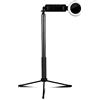 SCRUBY 1.7M Selfie Stick Treppiede Estensibile Integrato Selfie Stick con Telecomando Senza Fili e Luce di Riempimento Per Smartphone YouTube