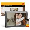 KODAK Cornice per foto digitale, 32 GB, 15,6 pollici, WiFi, 1920 x 1080 HD, IPS Touch Screen, rotazione automatica, condividi foto e video tramite app KODAK
