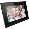 UsmAsk Cornice fotografica digitale WiFi da 10,1 pollici 1280x800 Display IPS completo ad alta risoluzione Lettore video musicale Calendario Allarme Supporto USB e scheda SD Condividi album In Time festival