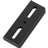 Generic Telescopio Piastra multifunzionale nera 100mm/300mm/400mm Accessori for telescopio astronomico Montatura for telescopio a coda di rondine(100mm)