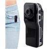Genérico Videocamera Ad Azione Portatile: Telecamera Impermeabile Ad Alta Definizione, Di Visione Ampia 65 Gradi, Registratore Montato Sul Corpo, Dispositivo Di Cattura Attività All'aria Li