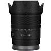 JERXTTON Pellicola protettiva adesiva in vinile per fotocamera Sony E 15 mm F1.4 G, 15 F, 1,4 G (Splash Ultra Black)